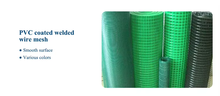 PVC Coated Square Hole Welded Mesh