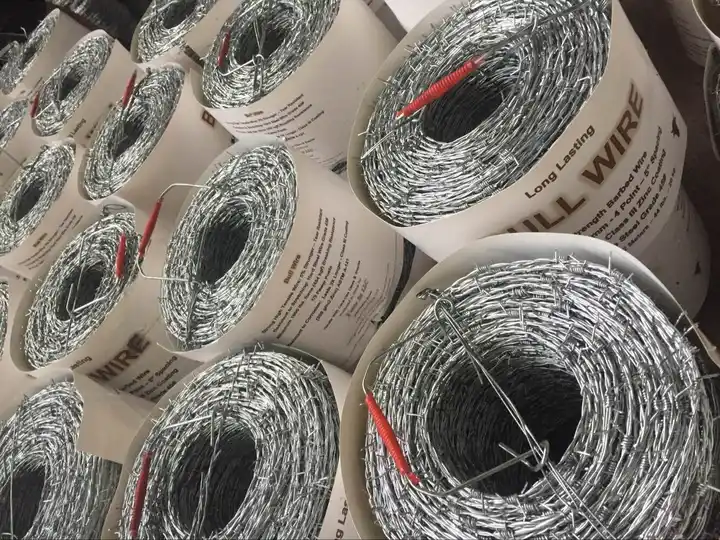 Galvanized barbed Wire